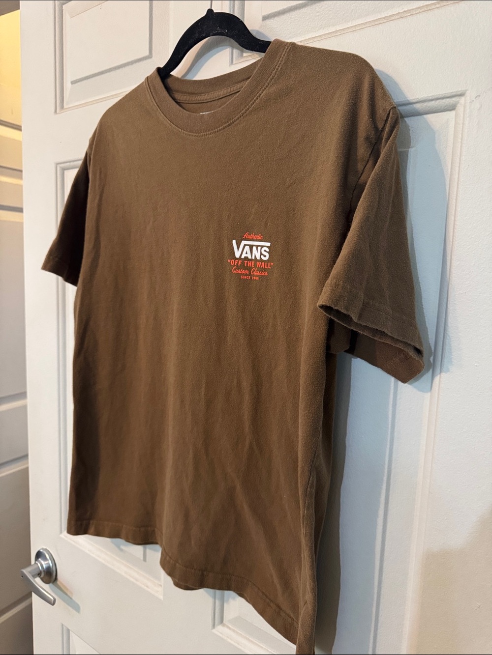 Vans Brown Short Sleeve Logo Tee